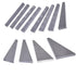 Precision Angle Block Set - 12Pcs Machinist Tools with 1/4, 1/2, 1, 2, 3, 4, 5, 10, 15, 20, 25, 30 Degree Gauges