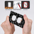 Moslion 1-Gang Video Game Controller Wall Plate Outlet Cover Play Game Device Black Duplex Switch Covers Standard Size