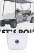 Loklneyk Let's Roll Golf Cart Night Light Plug Into Wall,Nightlights with Light Sensor