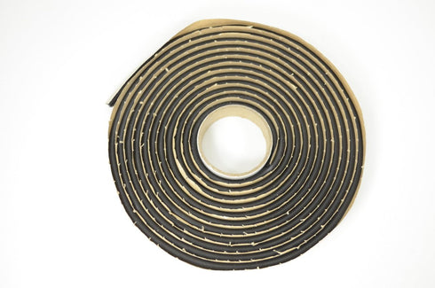 Marcy Butyl Tape, Auto Glass Solid Seal Roll, 15' Roll 1/4" Round