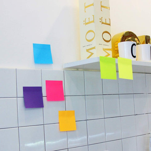 Vanpad Pop Up Sticky Notes 3x3 Inches, Bright Colors Refills, Easy to Post for Home, Office, 16 Pads/Pack
