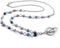 fashion Keys Lanyards Necklaces, Stainless Steel Chain ID Lanyard Badge