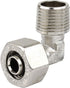 Maxline 90 Degree Elbow Fitting 1/2 Tubing x 1/2" Male NPT for Compressed Air Piping M8085