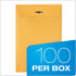 Quality Park 6 x 9 Clasp Envelopes, 100 per Box, Kraft Paper with Clasp and Gummed Closures
