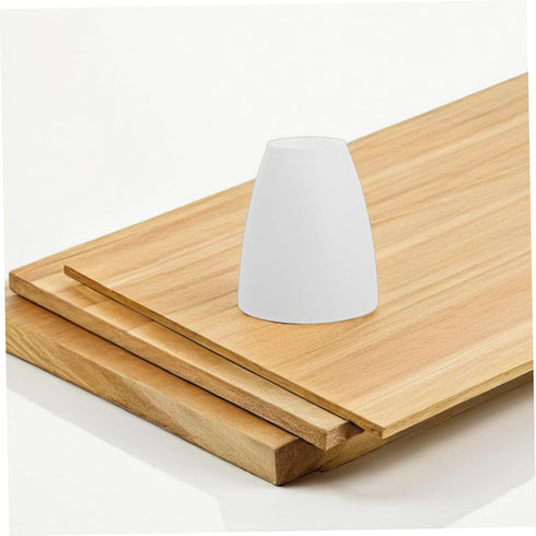 2pcs Luxshiny Plastic Lamp Shades for Table and Floor Lamps Easy to Install and Remove Soft Light Diffusion Versatile