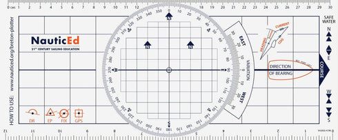 NauticEd Breton Plotter Protractor