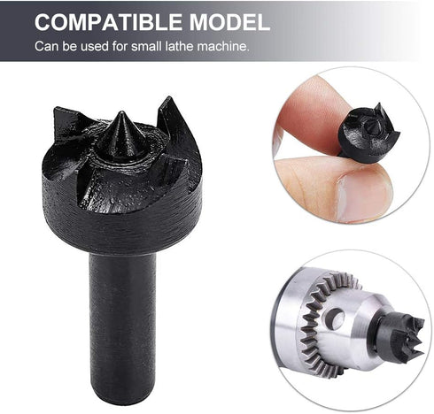 Wood Lathe Turning Spur Cup Center & Thimble Drill Bit Live Center for Woodworking Mini Lathe