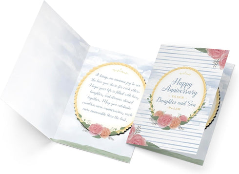 Prime Greetings Anniversary Card for Daughter and Son In Law