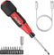 AMIR Cordless Power Screwdriver, Rechargeable Electric Screwdriver Set, Portable Home Repair Tool Kit