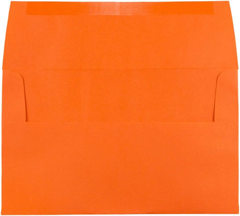 JAM PAPER A10 Colored Invitation Envelopes - 6 x 9 1/2 - Orange Recycled - 50/Pack by JAM Paper