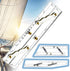 Generic 12" Marine Navigation Parallel Ruler - Parallel Ruler for BoatClear Acrylic