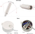 2 Pack 110V 2pcs 3000K) Corded Wall Mount Lamp Reading Wall Light for Bed Easy Install (White, Warm White