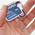 Sixrip Sonographer in Progress Retractable Glitter Irregular Badge Reel with Alligator Clip, Funny Badge Holder Gift