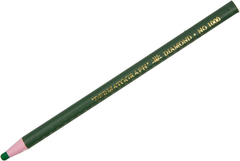 Ultima (12 Diamond Peel-Off China Markers/Grease Pencils for Glass, Cellophane, Vinyl, Metal, Etc. Pencils) (Green)