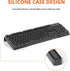 Richboom Computer Keyboard Stand Riser for Ergonomic Typing, Acrylic Tray Holder with Silicone Anti-Slip