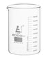 EISCO 2000ml Beaker - Borosilicate Glass, Low Form with Spout, 200ml Graduations