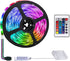 sinzau 2m/6.6FT Battery Powered Led Strip Lights, LED Strip with 24 Keys Remote