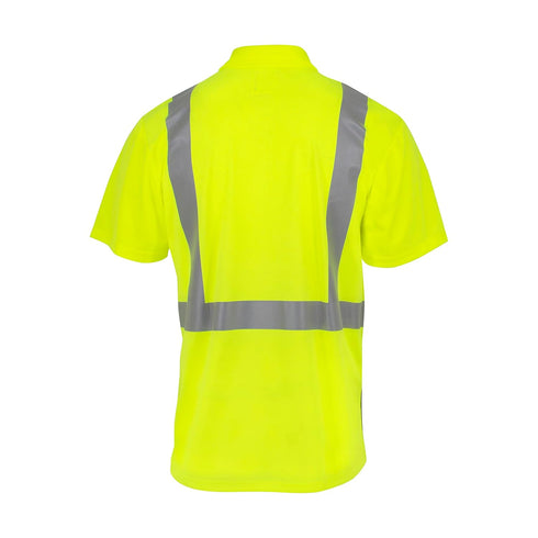 ST12B-2PGS-XL Hi-Vis Green Safety Vest, Size XL