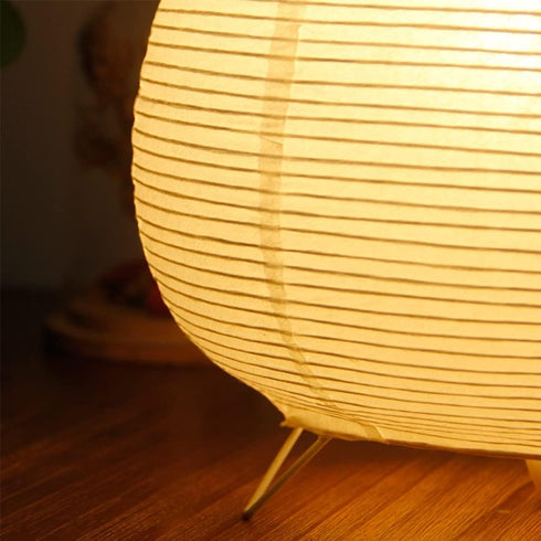 Cozy 8inch) Small Table Lamp, Cute Paper Lamp, Ambient Lighting Lamp, Bedside Lamp, Minimalist Warm Glow Light