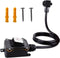 Heavy Duty Waterproof Extension Cord with On/Off Switch, 3-ft 16AWG Cable Piggyback Plug, AC/DC