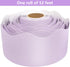 Lavender Bulletin Board Border Light Purple Scalloped Border Trim for Classroom 52ft One Roll