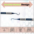 HIGH TECH INSTRUMENTS U15/30) Dental Curette Hollow Handle, Blue Titanium Coated Professional Teeth Cleaning Calculus