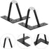 4pcs 10cm VILLCASE Black Iron Hairpin Furniture Legs with Anti-Slip Base for Coffee Table, Bedside Cabinet