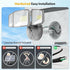 75W 7000LM IP65 6500K Onforu LED Security Light, Brightness Outdoor Flood Light Fixture Switch Controlled, Waterproof