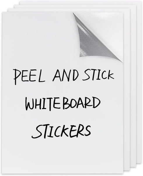 Dry Erase Board Sticker - 8.3''x11.7'' Removable Whiteboard Sheets for Wall/Desk/Refrigerator/Home/Office