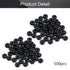 Othmro 500pcs Nitrile Rubber O-Rings, 2mm Wire Dia 6mm OD for Oil or Air Sealing, Black Washers