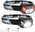 LE Rechargeable Headlamp, LED Head Lamp with 6 Modes for Camping and Hiking, IPX4 Waterproof, USB Cable Included
