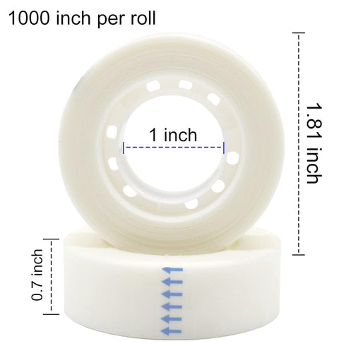 OWLKELA 6 Rolls Matte & Glossy Tape Refills - Invisible, Translucent, All-Purpose for Office, Home, School