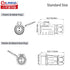 CNLINKO LP-20 9 PIN Waterproof Connector, IP68 Circular Quick Plugging Aviation Connector, Marine Industry Male Plug