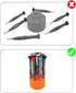 Aouzsta Compact and Efficient Screwdriver Rotary Holder Storage Box for Quick and Easy Access Suitable for Workbench
