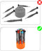 360 14Hole Degrees Rotary Screwdriver Storage Box with Magnetic Base Convenient &Stylish Organizers