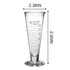 Professional Lab Graduated Measuring Cup with Spout, 100ml Wide Mouth Glass Conical Beaker