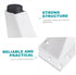 LIFKOME 4pcs Cabinet Feet for Bathroom Tv Stand Sofa Support -Skid High Load Capacity Easy Installation for Furniture