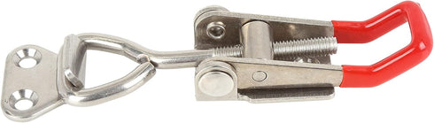 X AUTOHAUX 2pcs Stainless Steel Adjustable Pull Toggle Clamp - Heavy Duty Latch Hasp without Hole