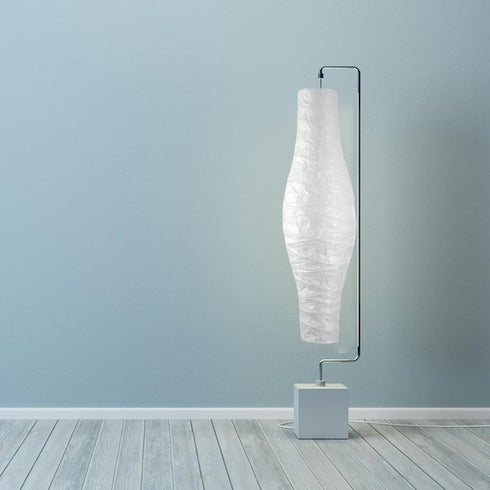 Generic 46in Tall Rice Paper Floor Lamp Shade, Standing Corner Lamp Cover, Standing Lamps Decor, Japanese Style