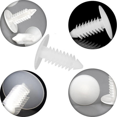 100Pcs Vapor Barrier Fasteners for Crawlspace, 1 Inch Christmas Tree Push Pins for Foundation