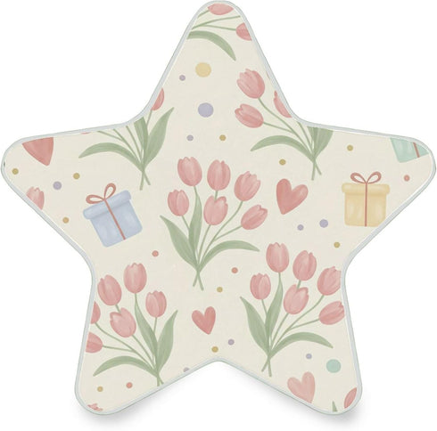 Burbuja Tulip LED Night Light Plug into Wall 0.2W Star-Shaped Nightlight Dusk to