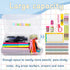 Large Pencil Case, Clear Pencil Box, Plastic Pencil Box Organizer, Hard Pencil Case, Crayon Box for Girls, 1 Pack Big