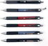 Zebra Pen M-350 Mechanical Pencil, 0.7mm Point Size, Crimson Red Barrel, 2 Pack