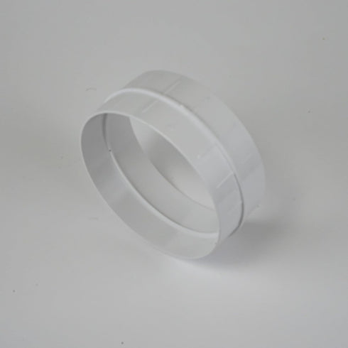 Plastic 6" Inline Duct Connector - Exhaust/Inlet Connector for Flexible or Straight Duct, Connector Size 5.9"
