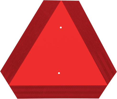 Performance Tool W1496 Reflective Triangle - Essential Safety Sign for Farm Vehicles and Equipment
