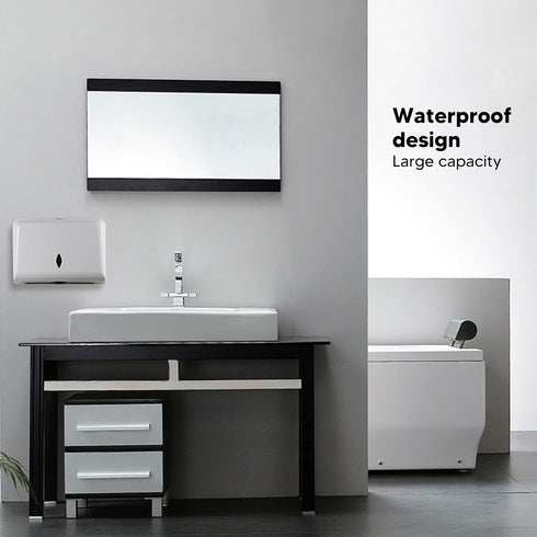 Commercial Paper Towel Dispenser Wall Mount C-Fold/Multifold Paper Towel Dispenser for Bathroom, Kitchen, Adhesive No