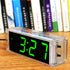 Gikfun 4-Digit LED Electronic Alarm Clock DIY Kits with Acrylic Shell Soldering Practice Learning Project EK1985-US