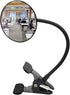 Ampper Glass Clip On Rear View Cubicle Mirror, Flexible Convex Security Mirror