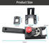 Drilling Wood Dowel Straight Hole Adjustable Jig, Woodworking Carpentry Positioner Locator Tool