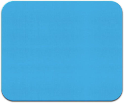 Non-Slip Rectangle Mousepad, FINCIBO Solid Baby Blue for Home, Office and Gaming Desk